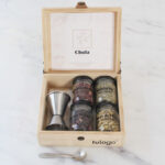 Caja cuadrada Jigger + Botanicos