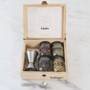 Caja cuadrada Jigger + Botanicos