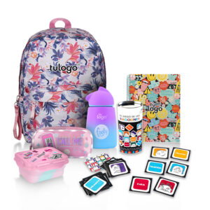 Kit back to school rosa