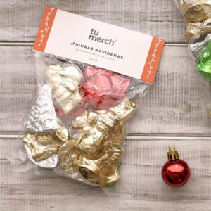 Figuras navideñas de chocolate